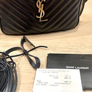 Saint Laurent YSL LOU CAMERA BAG IN QUILTED LEATHER